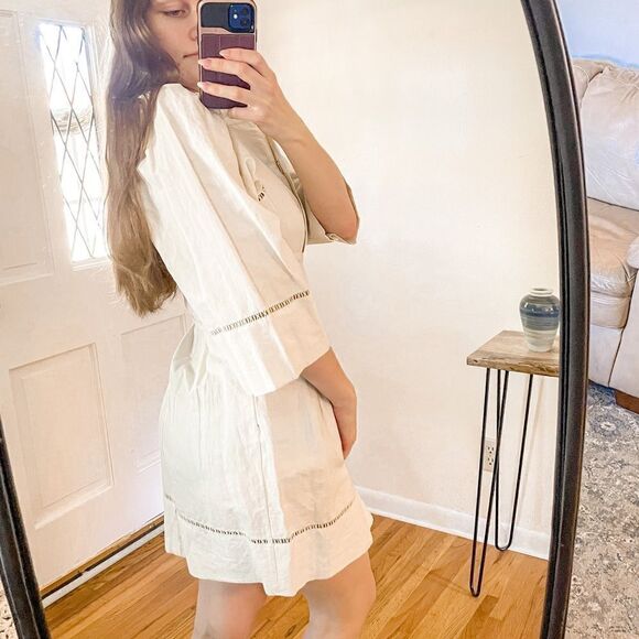 Isabel Marant Lightweight Mini Dress Linen Cotton - Picture 2 of 13